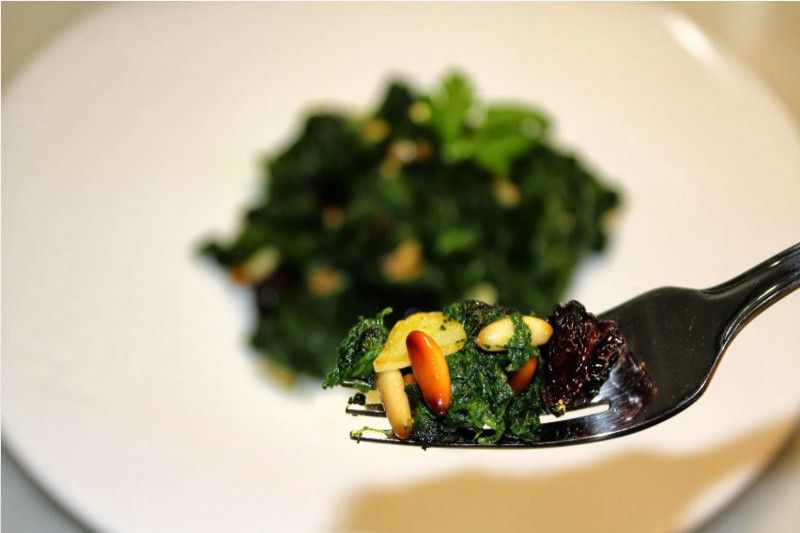 Espinacas a la catalana