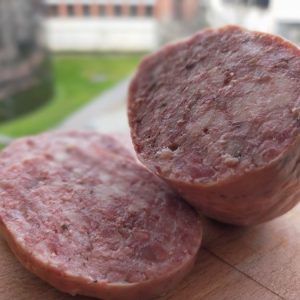 Catalana rosada amb tocs vegetals (150 grs)