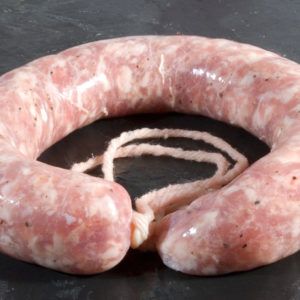 Botifarra crua tacada de porc